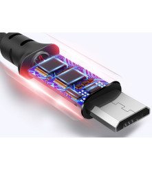 HOCO - Micro USB la USB 2.0 2A Cablu de date Hoco Premium - Cabluri USB la Micro USB - H002-CB