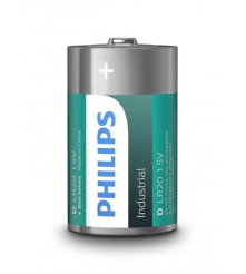PHILIPS - Philips Industrial D/LR20 Alkaline - Format C D 4.5V XL - BS043-CB