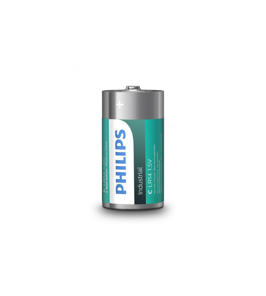 PHILIPS - Philips Industrial C/LR14 Alkaline - 10 bucati - Format C D 4.5V XL - BS044-CB