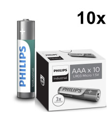 AAA R3 Philips Industrial Power Alkaline mert AAA méret