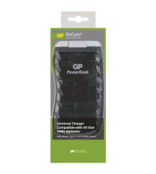 GP - GP Recyko+ PB19 incarcator universal pentru acumulatori AA/AAA/C/D/9V - Încărcătoare de baterii - BS116