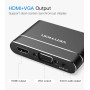 Vention - Adaptor 3in1 USB la convertor audio video HDMI si VGA - Adaptoare audio - V047-CB