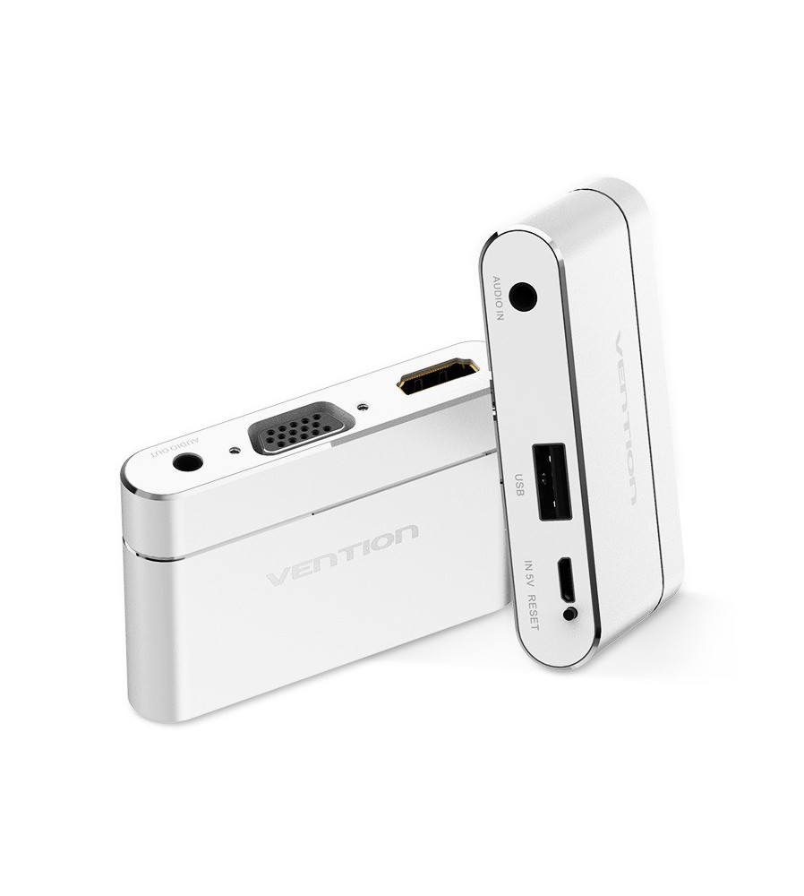 Vention - Adaptor 3in1 USB la convertor audio video HDMI si VGA - Adaptoare audio - V047-CB