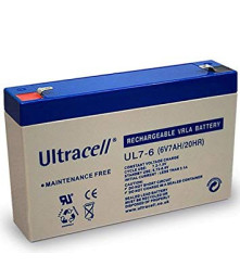 Ultracell - Ultracell UL7-6 6V 7Ah 7000mAh baterie reincarcabila - Baterii Plumb-acid - BS140