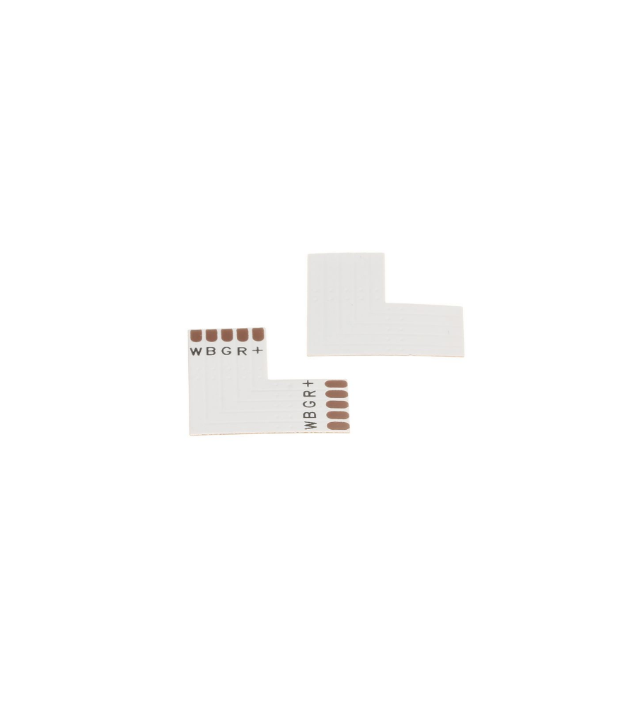 Oem - Conector PCB L de 12mm 5-Pini pentru benzi LED RGB SMD5050 - Conectori LED - LSC35-CB