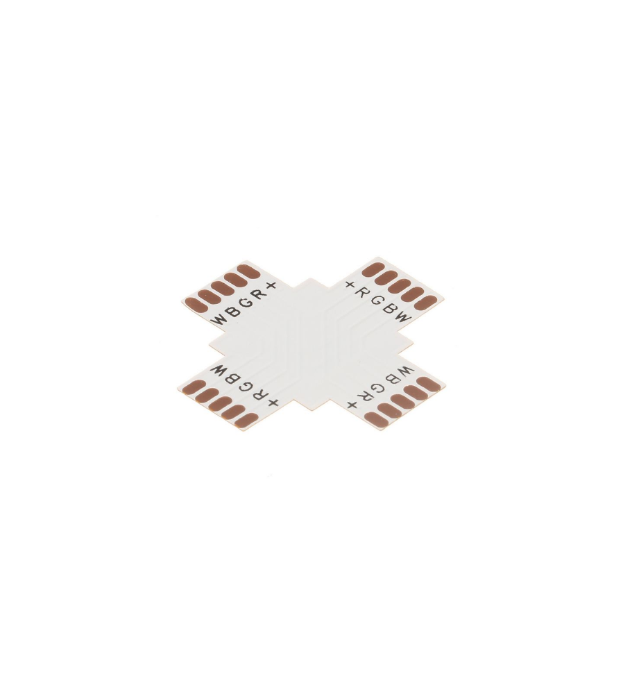 Oem - Conector PCB X de 10mm 5-Pini pentru benzi LED RGB SMD5050 - Conectori LED - LSC34-CB