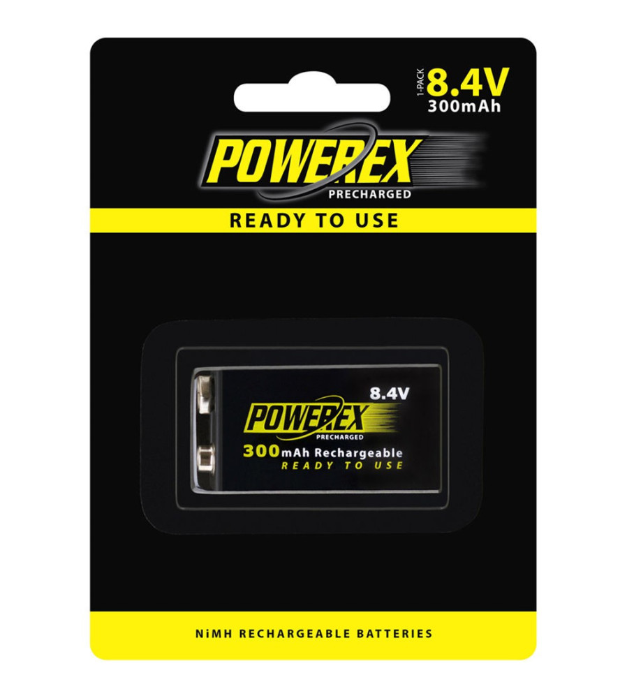POWEREX - Powerex Precharged 8.4V 300mAh reincarcabil - Alte formate - NK275-CB