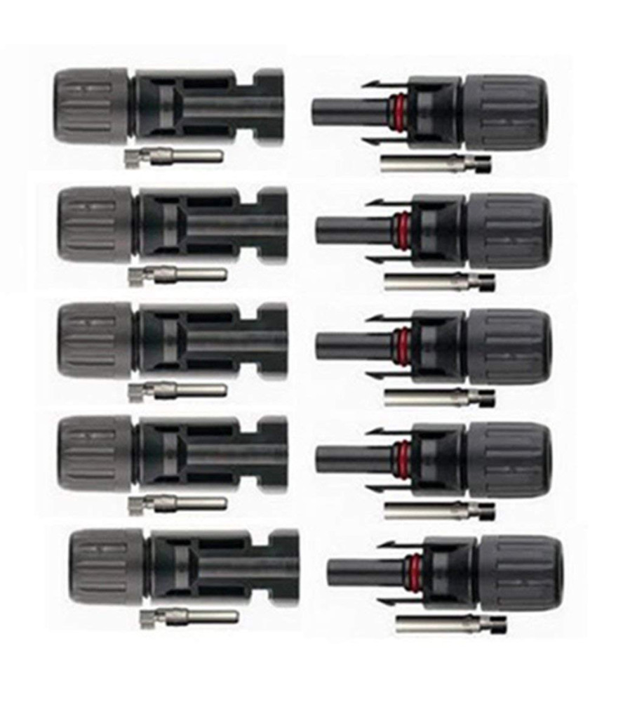 Oem - 5 Seturi MC4 DC Conector panou solar DC male - female 30A 1000V - Cablare și conectori - AL289