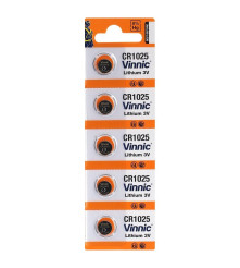 Vinnic - Vinnic CR1025 30mAh 3V battery - Button cells - BL274-CB