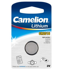 Camelion - Baterie Camelion CR2016 6016 90mAh 3V - Baterii plate - BS252-CB