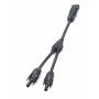 Oem - MC4 DC Cablu Conector panou solar DC 2x male la 1x female - Cablări și conectori - AL1028