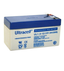 Ultracell - Ultracell VRLA / baterie plumb UL 12v 1300mAh UL1.3-12 - Baterii Plumb-acid - BS286