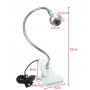 Oem - Lampa de birou fixare clip cu lumina LED - Gadgeturi LED - AL1062-CB