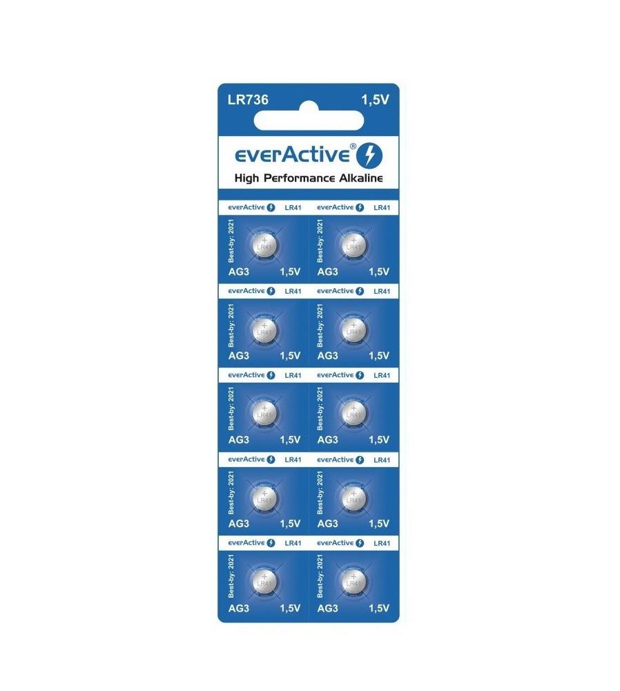 EverActive - everActive AG3 G3 LR736 baterie alcalina plata - Baterii plate - BL163-CB