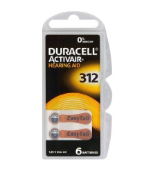 Duracell - Duracell ActivAir 312 MF (Hg 0%) Hearing Aid baterii pentru aparate auditive - Baterii auditive - BL066-CB
