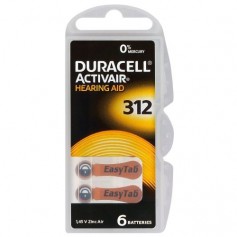Duracell, Duracell ActivAir 312 MF (Hg 0%) Hearing Aid baterii pentru aparate auditive, Baterii auditive, BL066-CB