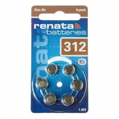 Renata, Renata ZA 312 baterii aparate auditive, Baterii auditive, NK403-CB