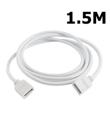 Oem - RGB 4-Pin 10mm LED Mama-Mama conector cablu prelungitor - Conectori LED - LSCC16-CB