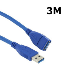 Oem - Cablu prelungitor USB 3.0 tata-mama - Cabluri USB 3.0 - YPU350-CB