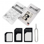 Oem - 4 in 1 adaptoare SIM Micro-SIM Nano-SIM si cheie cu pin - Adaptoare SIM - AL226-CB