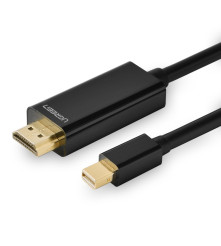 UGREEN - Mini Dislayport DP Male to HDMI Male cable 4K*2K - Displayport and DVI cables - UG410-CB