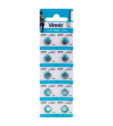 Vinnic - Vinnic 377 / 376 / SR 626 SW / G4 1.55V Alkaline baterie plata pentru ceas - Baterii plate - BL315-CB