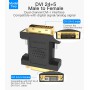 Vention - VENTION DVI (24 + 5) Male la DVI Female Adaptor Convertor - DVI și DisplayPort adaptoare - V093