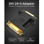 Vention - Adaptor Convertor DVI (24 + 5) Mama la DVI Mama - DVI și DisplayPort adaptoare - V094