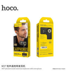 HOCO - Casti HOCO Pleasant M37 cu microfon - Căști și accesorii - H100187-CB