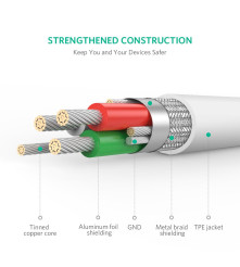 UGREEN - 2 in 1 UGREEN Cablu Lightning USB A la Micro USB - iPhone cabluri de date  - UG419-CB