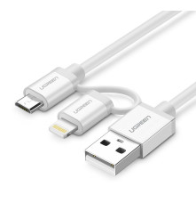 UGREEN - UGREEN Lightning Cable, USB A to Micro USB and Lightning Cable - iPhone data cables  - UG419-CB