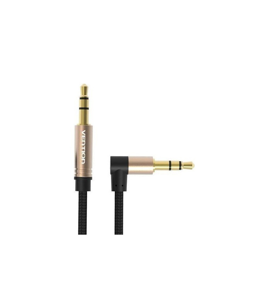Vention - Cablu audio Vention Jack 3,5 mm Aux tata la tata in unghi de 90 de grade - Cabluri audio - V097-CB