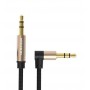 Vention - Cablu audio Vention Jack 3,5 mm Aux tata la tata in unghi de 90 de grade - Cabluri audio - V097-CB