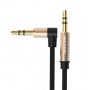Vention - Cablu audio Vention Jack 3,5 mm Aux tata la tata in unghi de 90 de grade - Cabluri audio - V097-CB