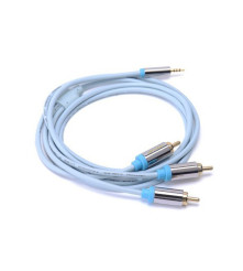 Vention - VENTION Cablu 3 RCA (Male) la Cablu audio de 2.5mm (Male) placat cu aur - Cabluri audio - V098-CB