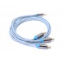 Vention - VENTION Cablu 3 RCA (Male) la Cablu audio de 2.5mm (Male) placat cu aur - Cabluri audio - V098-CB