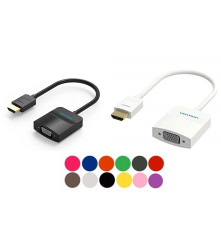 Vention - Convertor HDMI la VGA cu audio de 3.5mm si sursa de alimentare USB - HDMI adaptoare - V099-CB