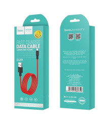 HOCO - HOCO X29 Carbon cablu de date USB la Micro-USB - Cabluri USB la Micro USB - H100161-CB
