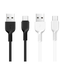 HOCO - HOCO Flash X20 Cablu de date USB la USB Tip-C - Cabluri USB la USB C - H70325-CB