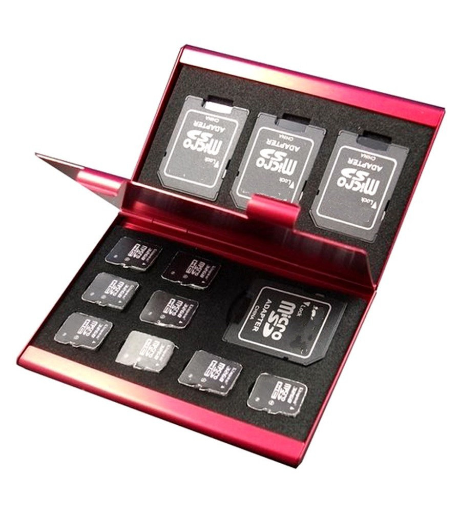 Oem - TF si micro-SD Carcasa din aluminiu pentru caduri de memorie - Memorie SD și USB - AL643-CB