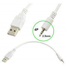 Oem - Cablu Jack 2.5mm 4 Poli la USB alimentare transfer date - Cabluri USB la Audio - AL500