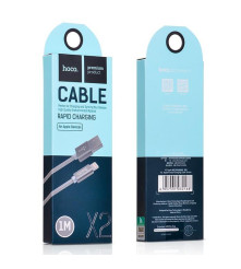 HOCO - Hoco Knitted X2 Cablu de date USB 2.0 la Lightning pentru Apple iPhone - iPhone cabluri de date  - H100167-CB