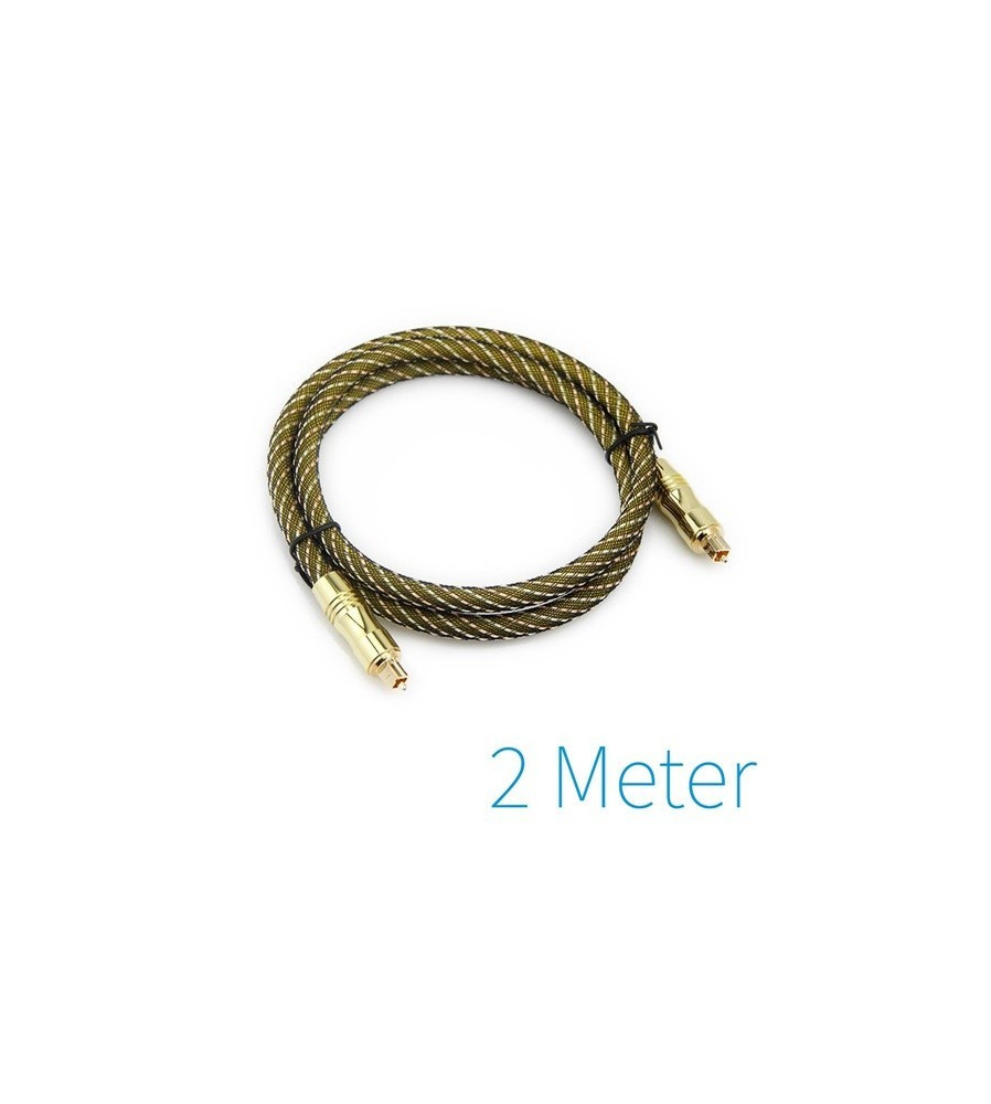 Oem - Cablu optic Toslink placat cu aur - Cabluri audio - YAK030-CB