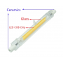 Oem - R7S 10W 118mm Lampa LED COB alb cald - Nereglabil - Becuri tubulare - AL1067-CB