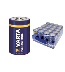 Varta - Varta Industrial D/LR20 Alkaline - 20 Bucati - Format C D 4.5V XL - BS383-CB