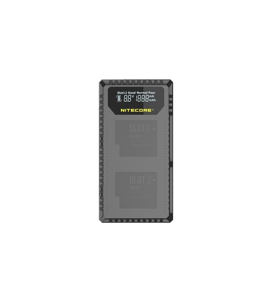 NITECORE - Încărcător dublu USB Nitecore UGP5 pentru Hero5 Black - GoPro încărcătoare foto-video - MF017