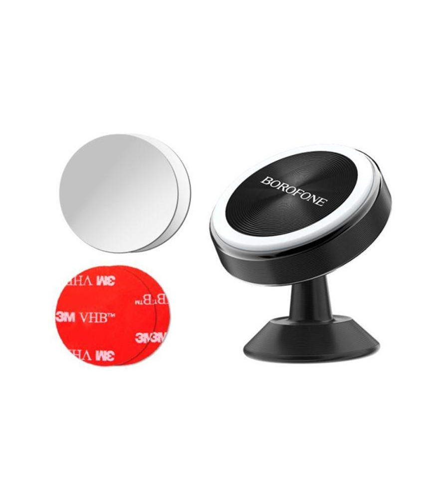 BOROFONE - BOROFONE BH6 Suport dashboard metalic de telefon cu magnet - Suport telefon auto magnetic - H045-CB