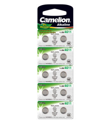 Camelion - Camelion G11/AG11/L721/SR720/SR58/362/532 1.5V baterie plata - Baterii plate - BS397-CB