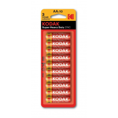 Kodak, Kodak ZINC Super Heavy Duty LR6 / AA / R6 / MN 1500 baterii de 1.5V, Format AA, BS413-CB