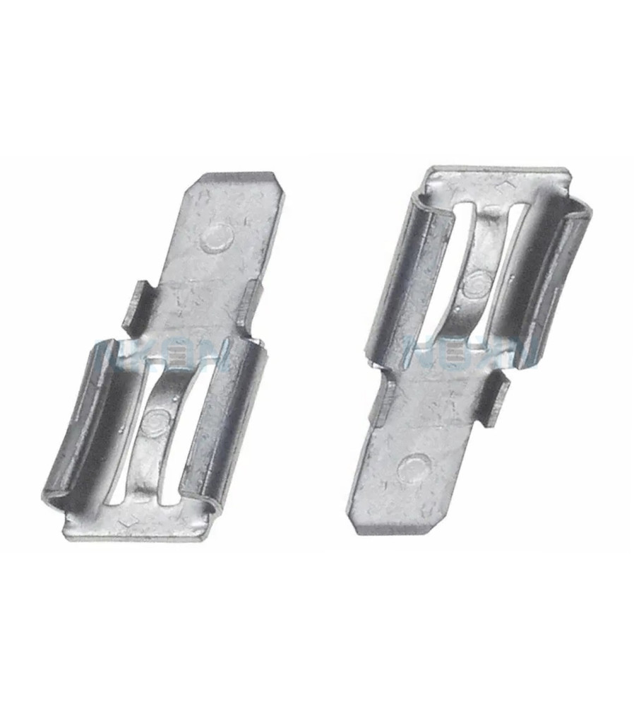 Oem - 2x Terminal adaptor de prindere pentru baterie cu plumb - de la 6,35 mm la 4,74 mm (F2 la F1) - Accesorii pentru bateri...